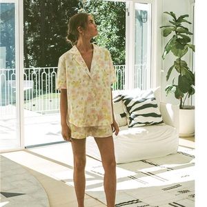 Sabo Skirt floral linen set